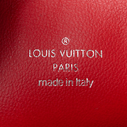 Louis Vuitton Lambskin Embossed Monogram Coussin PM Bleu 8 of 13