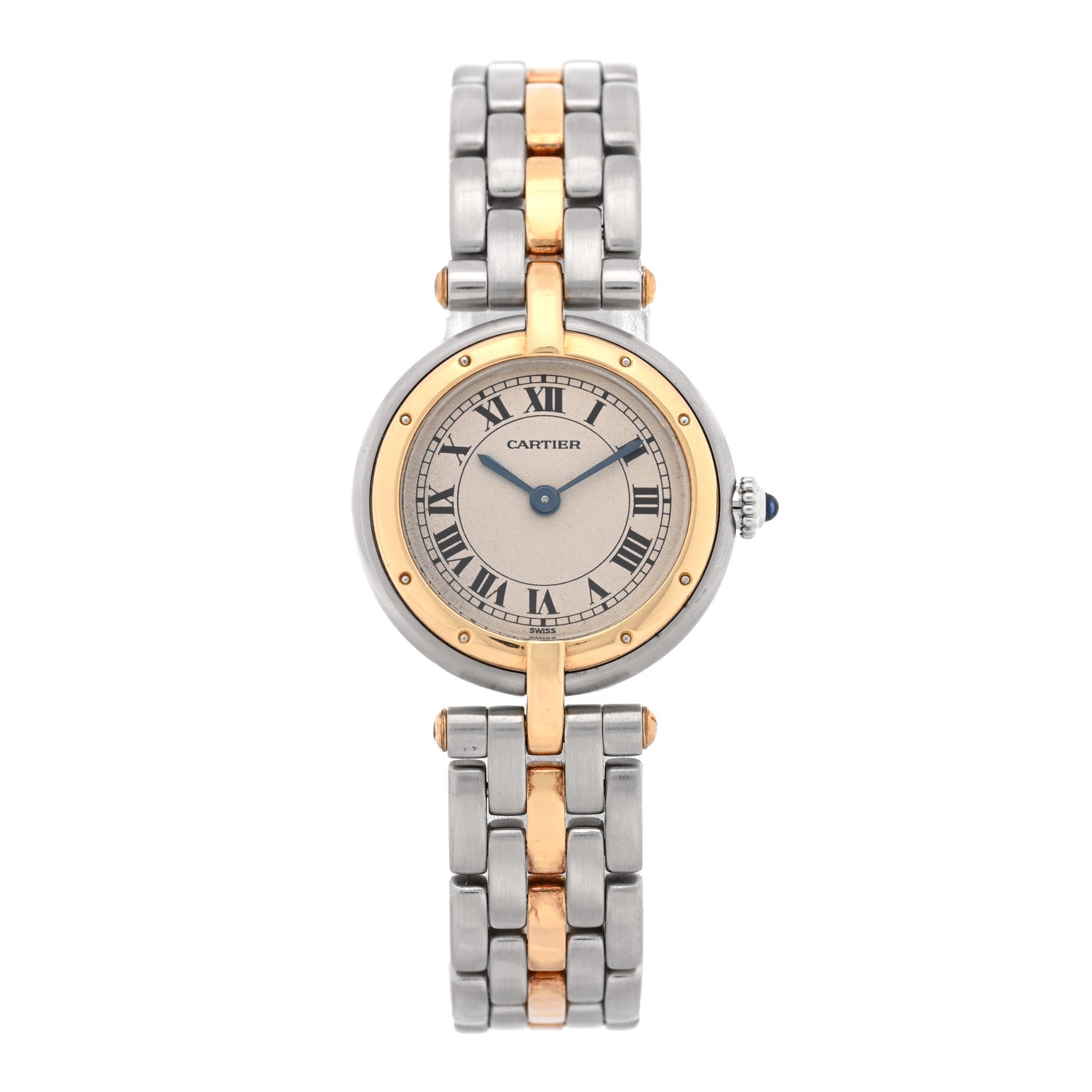 Cartier Stainless Steel 18K Yellow Gold 24mm Panthere Vendome Quartz Watch 1 of 4