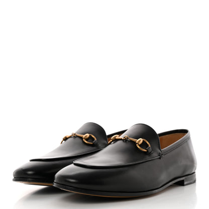 Gucci Calfskin Womens Jordaan Loafers 38.5 Black 3 of 12