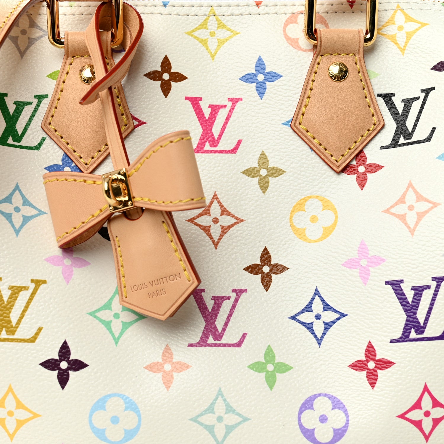 Louis Vuitton LV X TM Monogram Multicolor Speedy Bandouliere 25 White 7 of 9