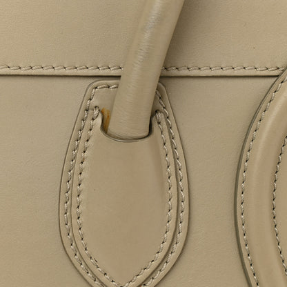 Celine Smooth Calfskin Mini Luggage Mastic 11 of 22
