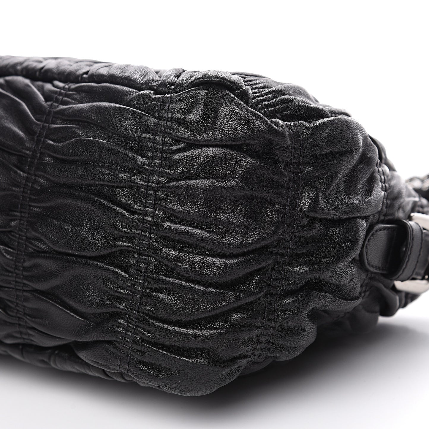 Nappa Gaufre Mini Bag Black