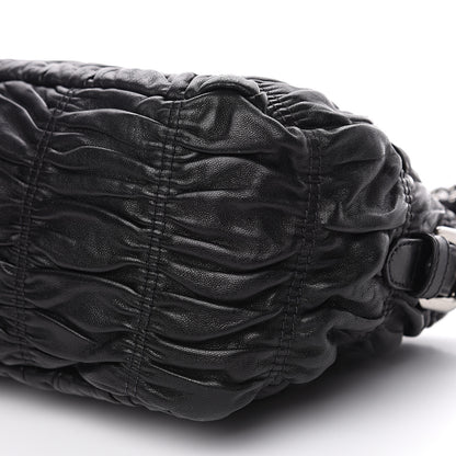 Prada Nappa Gaufre Mini Bag Black 8 of 8