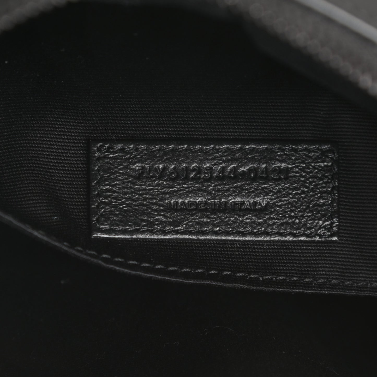 Calfskin Matelasse Monogram Lou Camera Bag Black