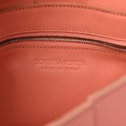 Bottega Veneta Nappa Maxi Intreccio Cassette Bag Peach 6 of 10