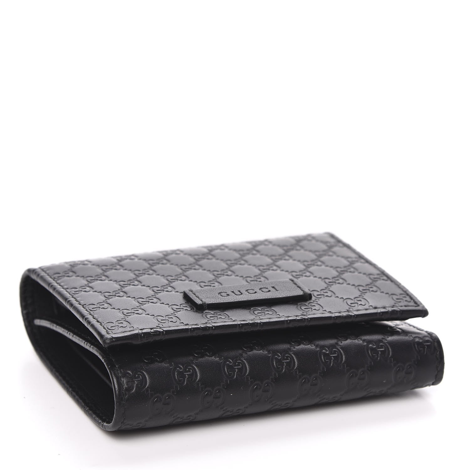 Gucci Microguccissima Flap Wallet Black 4 of 8