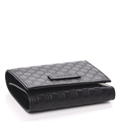 Gucci Microguccissima Flap Wallet Black 4 of 8