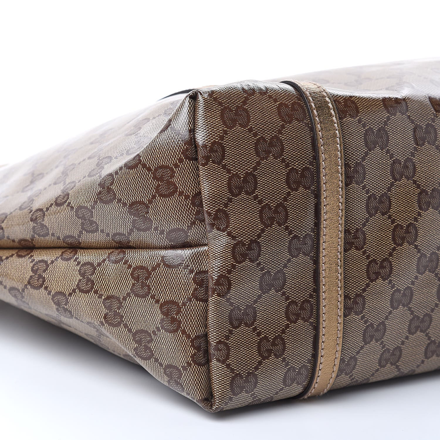 Gucci Crystal Monogram Medium Joy Tote Gold 8 of 10