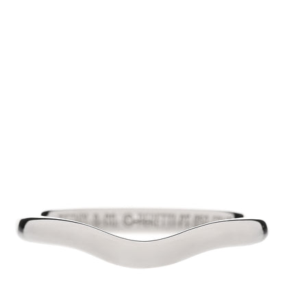 Tiffany Platinum 2mm Elsa Peretti Wedding Band Ring 47 4.25 1 of 5