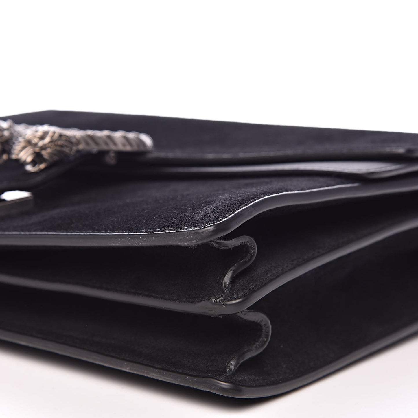 Suede Medium Dionysus Shoulder Bag Black