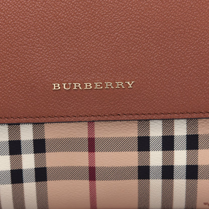 Burberry Haymarket Check Small Loxley Crossbody Bright Toffee 10 of 10