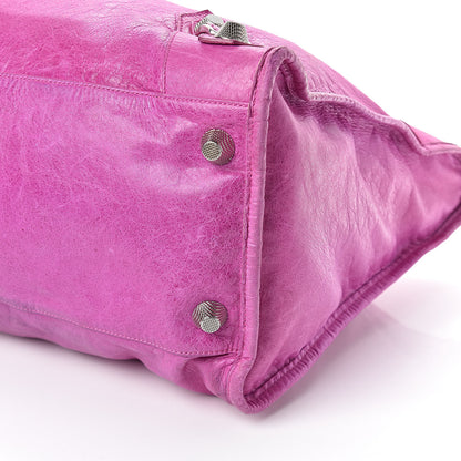 Balenciaga Agneau Giant 21 Silver Hardware Weekender Magenta 12 of 32