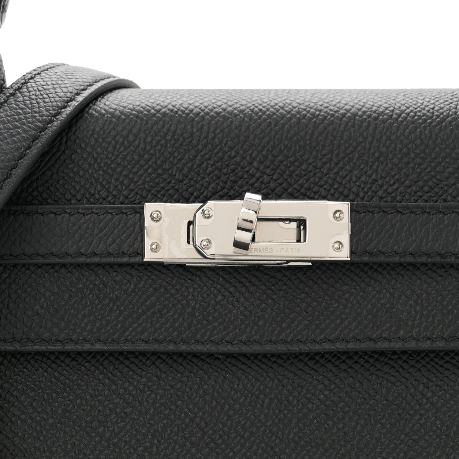 Hermes Epsom Kelly Sellier 25 Black 8 of 11
