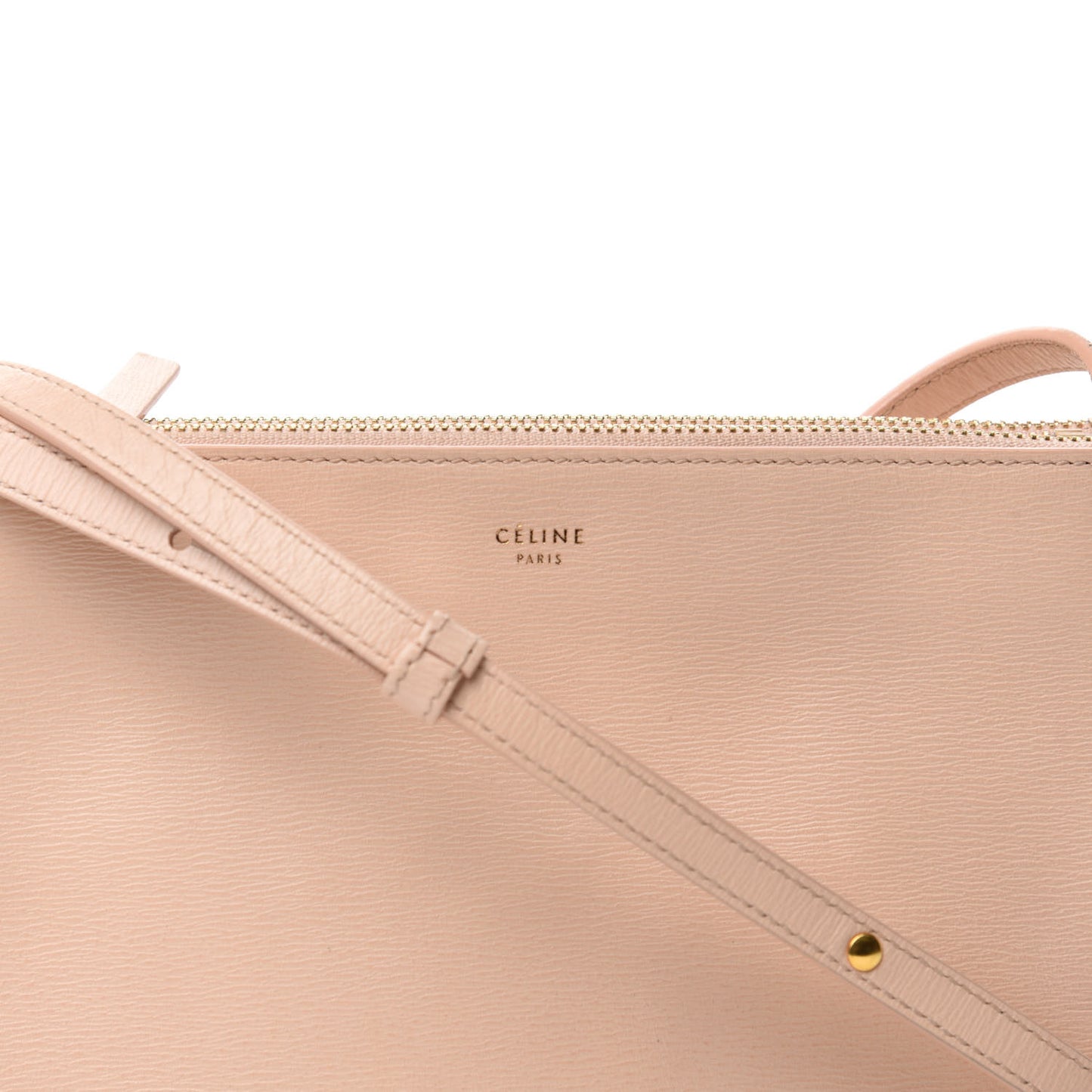 Liege Calfskin Small Trio Crossbody Bag Blush