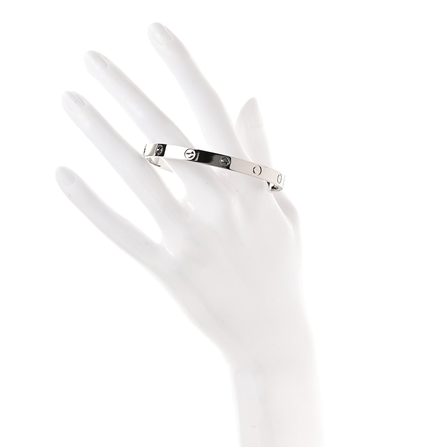 18K White Gold LOVE Bracelet 18