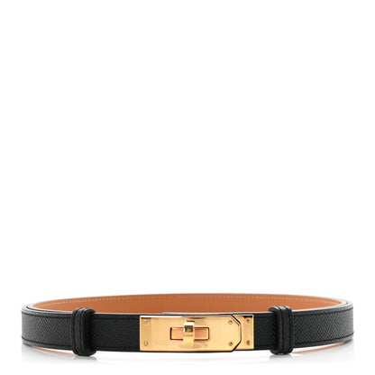Hermes Epsom Kelly Belt Black 1 of 4
