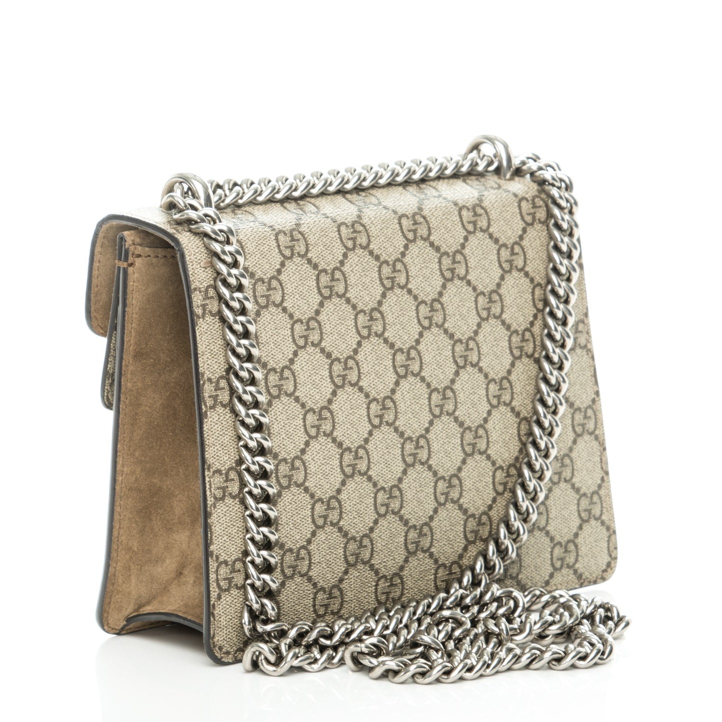 GG Supreme Monogram Mini Dionysus Shoulder Bag Taupe