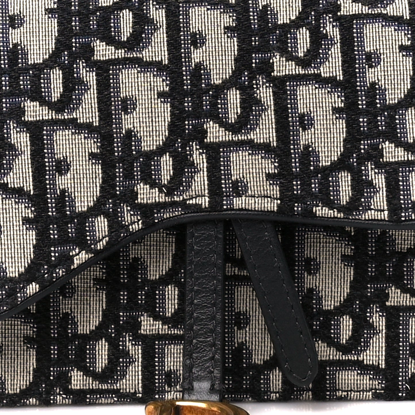Oblique Saddle Belt Bag Blue