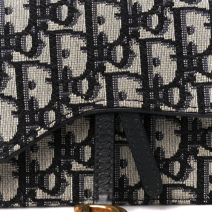 Christian Dior Oblique Saddle Belt Bag Blue 9 of 11