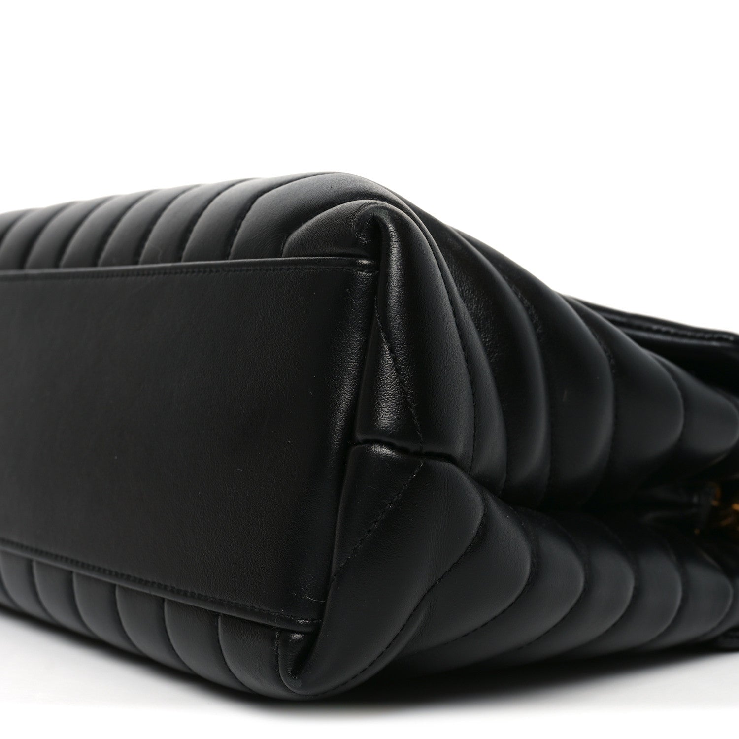 Saint Laurent Calfskin Y Quilted Monogram Medium Loulou Chain Satchel Black 10 of 10