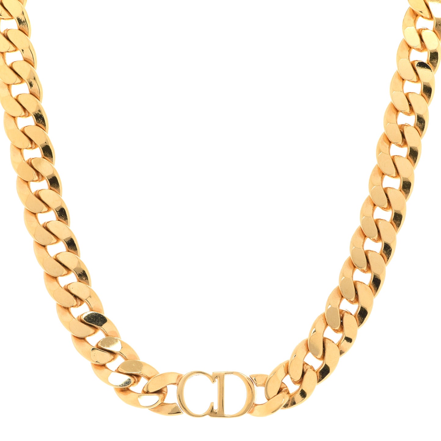 Metal Danseuse Etoile Chain Choker Necklace Gold