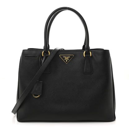 Prada Saffiano Lux Medium Tote Black 1 of 11