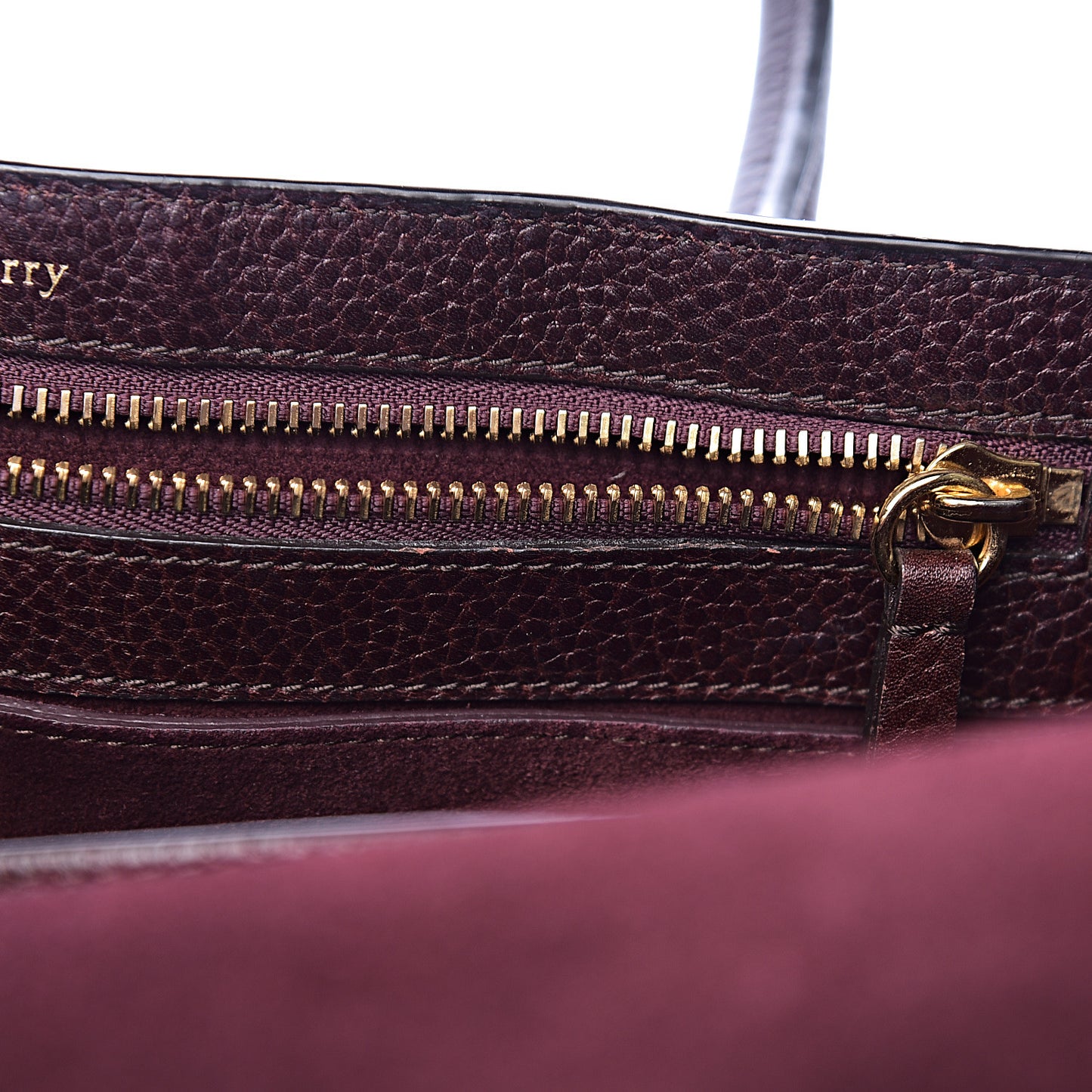 Grain Vegetable Tanned Calfskin Bayswater Oxblood