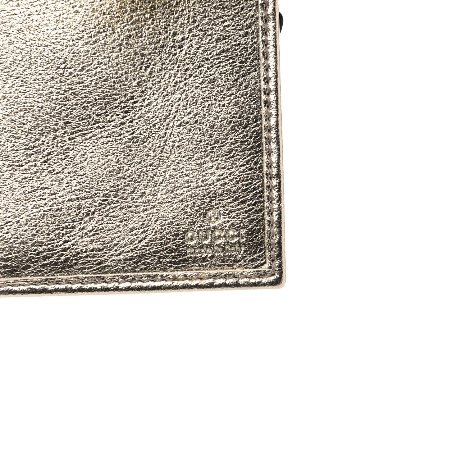 Gucci Monogram Abbey Continental Wallet Gold 8 of 9