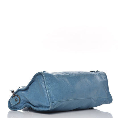 Balenciaga Agneau Classic Hardware City Bleu Paon 4 of 24