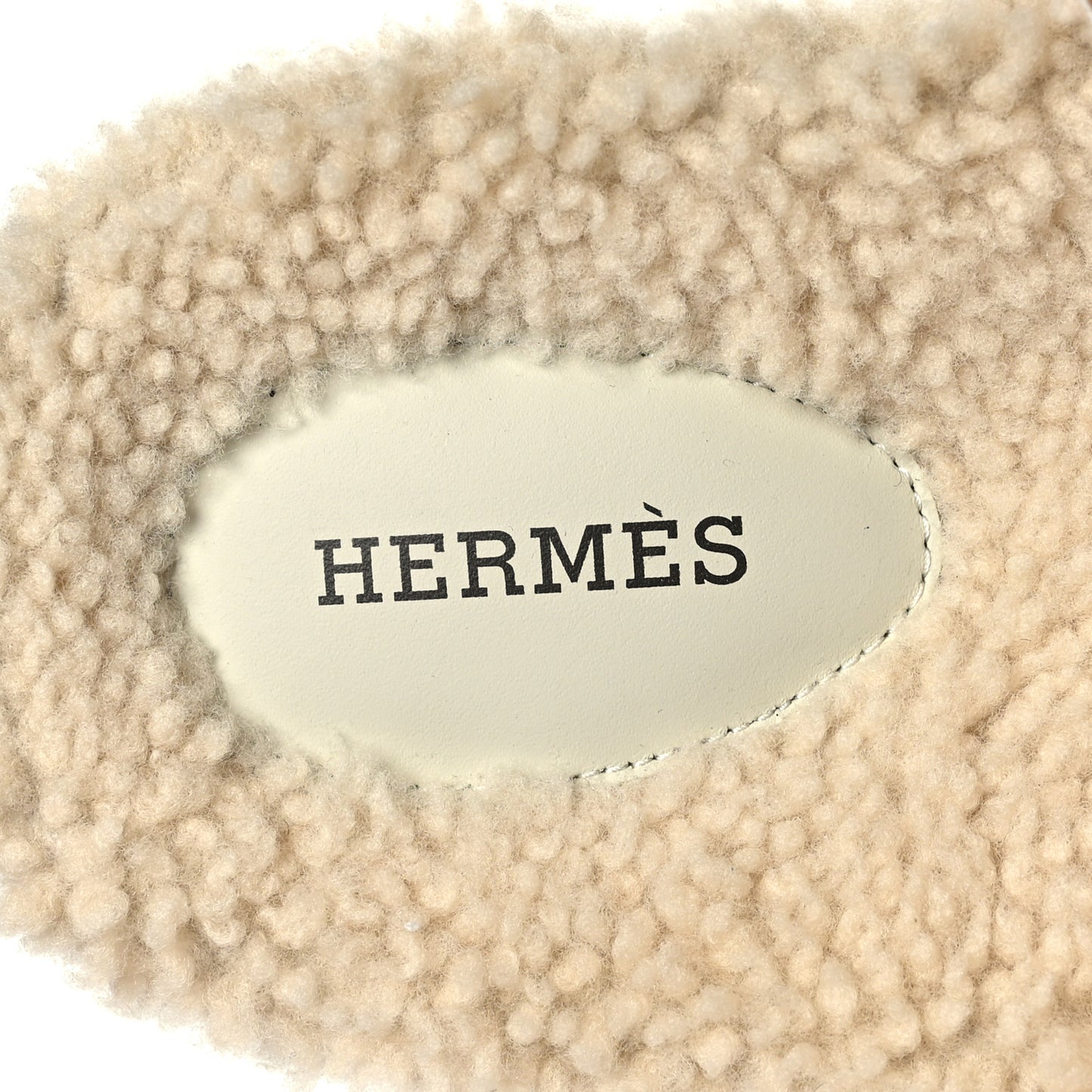 Suede Goatskin Woolskin Mens Chypre Sandals 40 Brun Fume Ecru