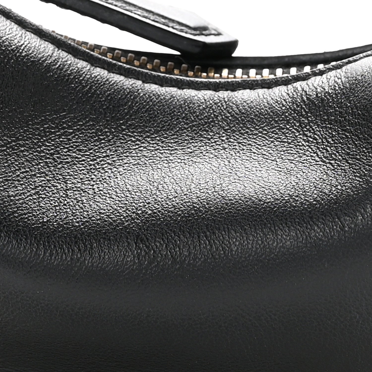 Fendi Vitello Grace Matte Nano Fendigraphy Hobo Charm Black 8 of 11