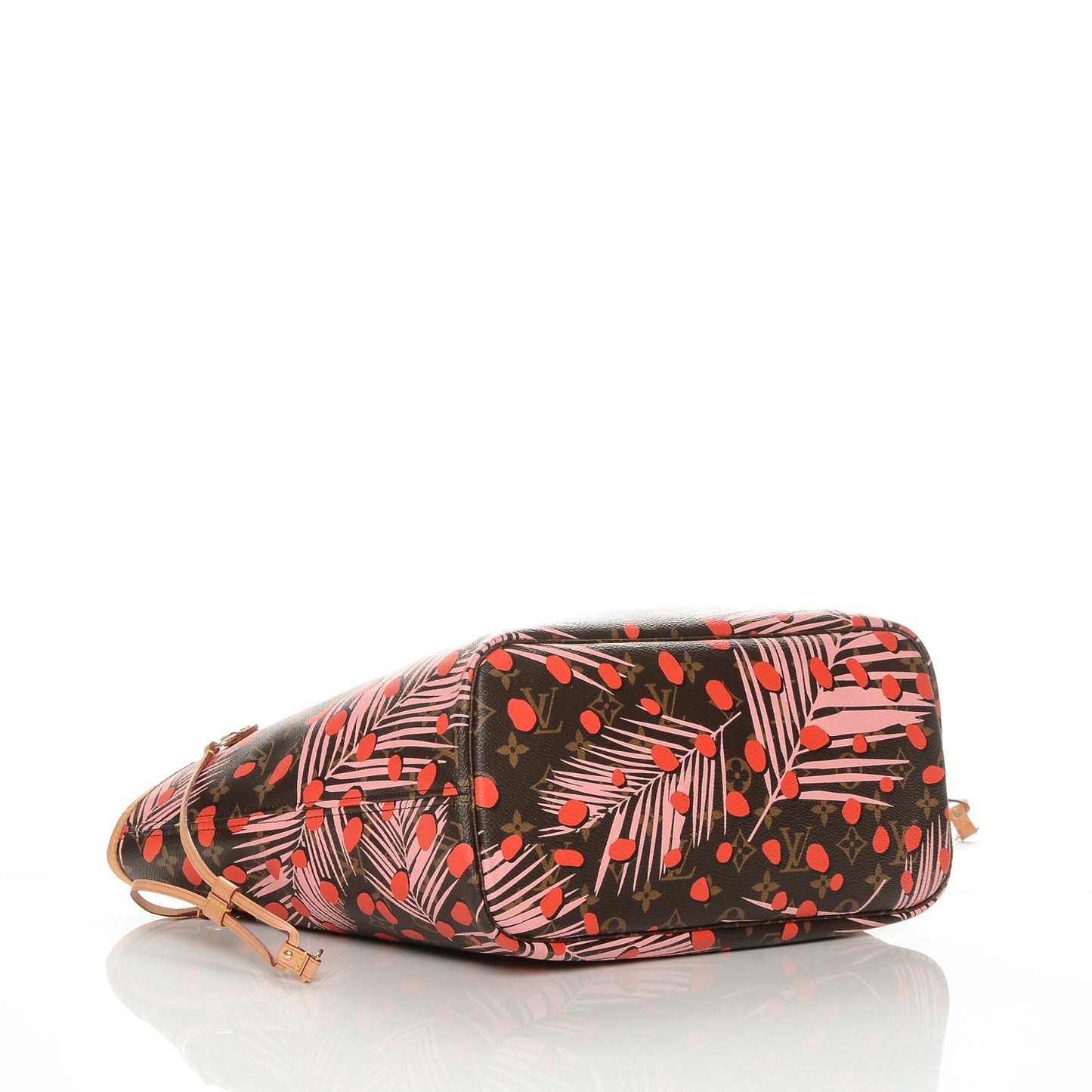 Monogram Jungle Dots Neo Neverfull MM Sugar Pink Poppy