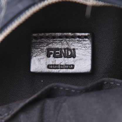 Fendi Nylon Cuoio Romano Nutria Fox Fur Monster Eyes Mini Backpack Charm Blue Black Multicolor 7 of 11