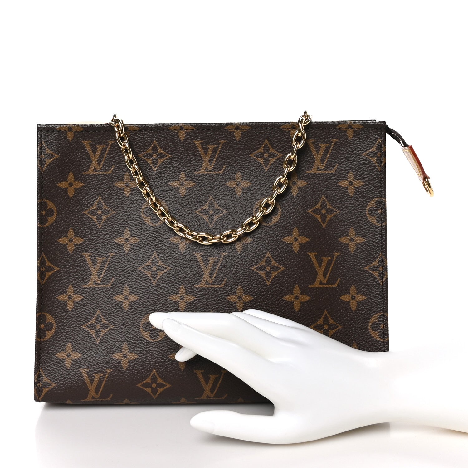 Louis Vuitton Monogram Toiletry Pouch On Chain 2 of 9