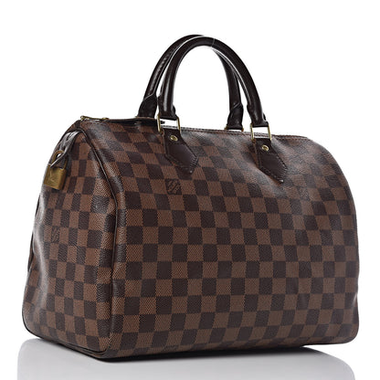 Louis Vuitton Damier Ebene Speedy 30 3 of 17
