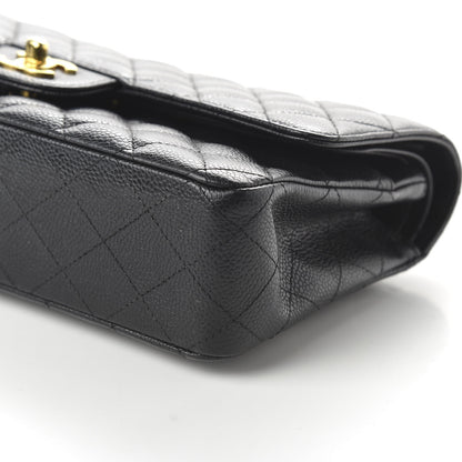 Chanel Caviar Quilted Medium Double Flap Black 7 of 11