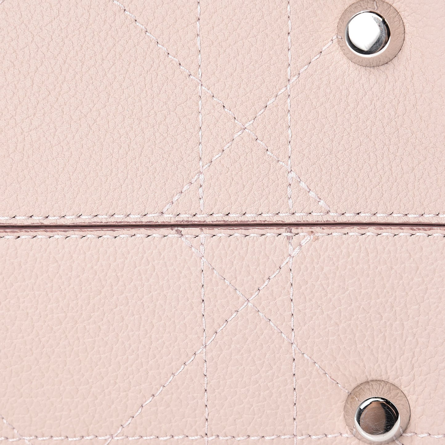 Grained Calfskin Cannage Medium Ultradior Tote Rose Poudre