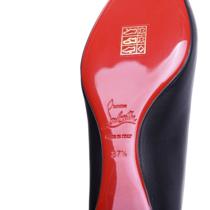 Christian Louboutin Shiny Nappa Ballalla Flats 37.5 Black 8 of 10