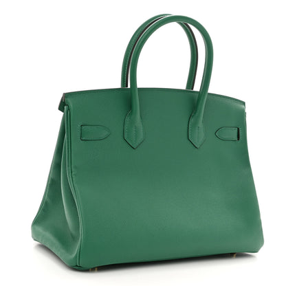 Hermes Epsom Birkin 30 Vert Jade 3 of 11