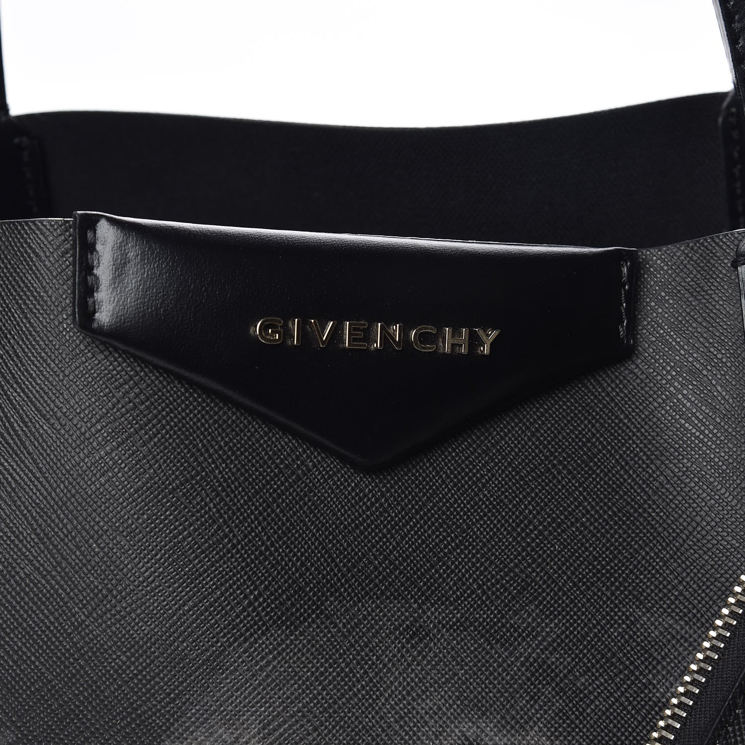 Givenchy Textured Coated Canvas Rottweiler Print Medium Antigona Tote Black 9 of 13