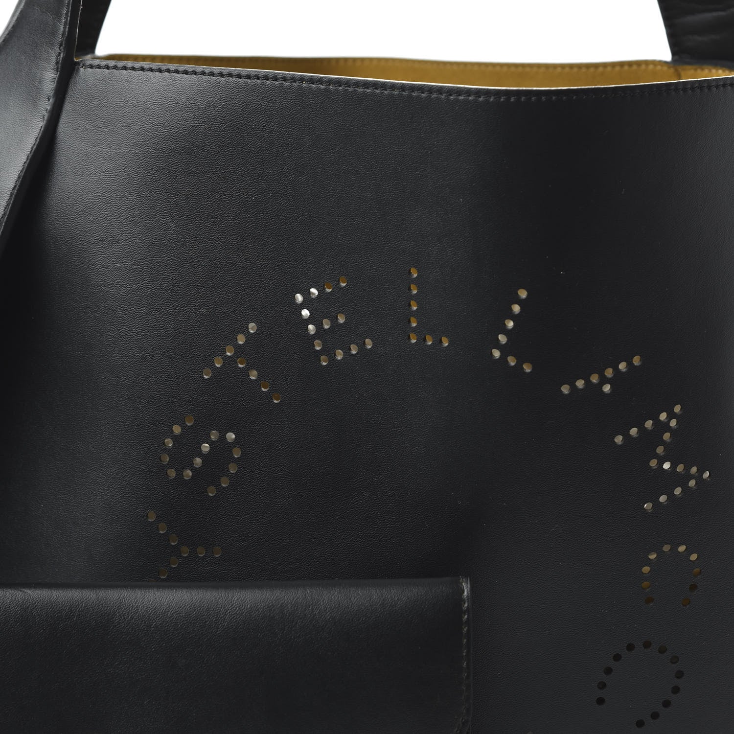 Stella McCartney Eco Alter Nappa East West Perforated Tote Black 10 of 10