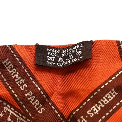 Hermes Silk Bolduc Twilly Orange 4 of 4
