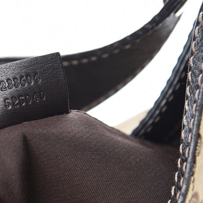 Gucci Monogram Large New Ladies Web Hobo Dark Brown 6 of 18