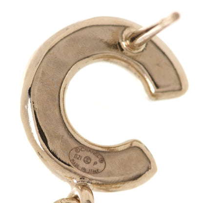 Chanel Pearl Coco Drop Earrings Gold 4 of 5