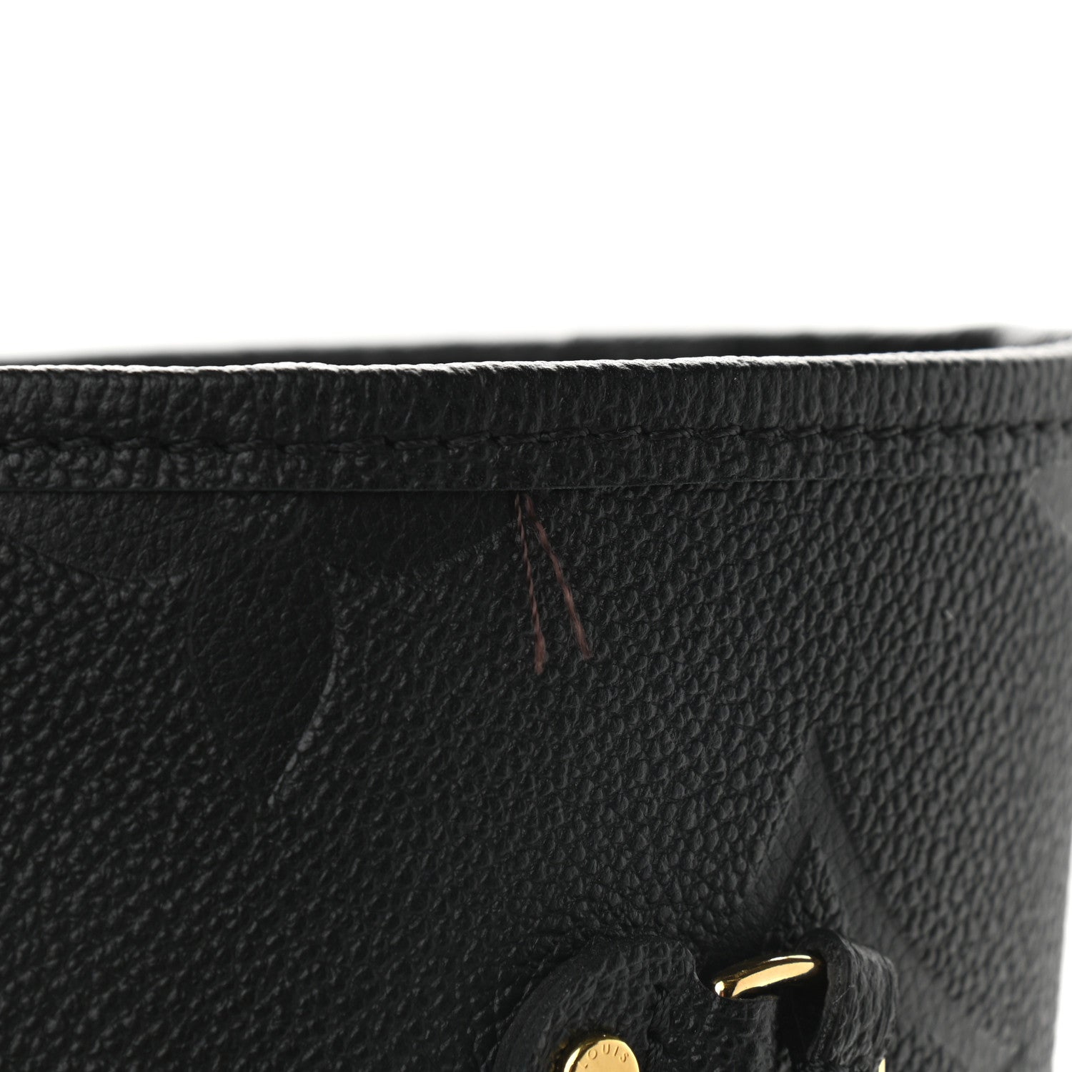 Louis Vuitton Empreinte Monogram Giant Neverfull MM Black 9 of 9