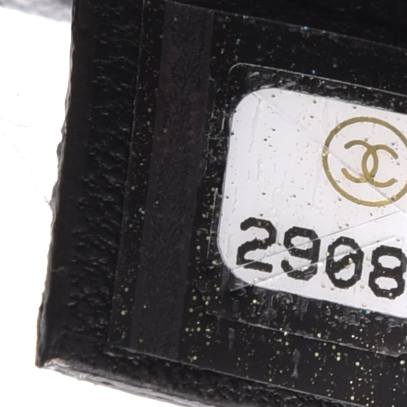 Chanel Lambskin Quilted Round Luggage Tag Black 6 of 7