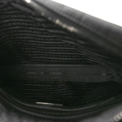 Prada Re-Nylon Tessuto Saffiano Pocket Flap Messenger Bag Black 5 of 9