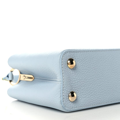 Louis Vuitton Taurillon Capucines BB Wisteria Light Blue 9 of 11