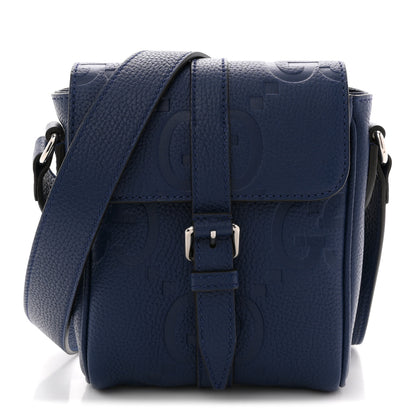 Gucci Piuma Calfskin Jumbo GG Embossed Small Messenger Bag Royale 1 of 11