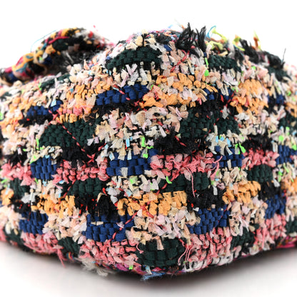 Chanel Tweed Pompom Paris Dubai Jumbo Flap Bag Multicolor 9 of 11